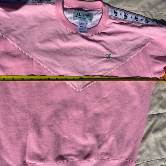 Chiara Ferragni x Champion Collab Pink Sweatshirt, Size M - Picture 9 of 16
